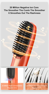 หวีจัดแต่งทรงผมแบบร้อน ปี 2026 ช่วยฟื้นฟูเส้นผม พร้อมระบบ EMS บำรุงสุขภาพหนังศีรษะ ลดรังแคและอาการอักเสบ กำลังเป็นที่นิยมในยุโรป - Product Image 6