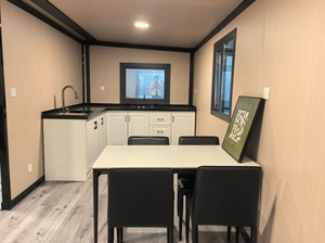 Villa moderne préfabriquée en conteneur pliable en acier à 2 chambres, extensible et économique, pour usine de toilettes et salle de bain d'hôtel - Product Image 6