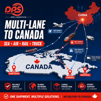 Amz FBA Canada : Transport maritime de fret de Chine DDP, livraison porte-à-porte, LCL, transitaire express, agent logistique d'entrepôt, livraison rapide