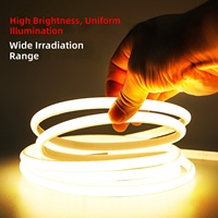 Bande LED COB en gros 220V Haute Tension IP68 Étanche Extérieur Auto-Adhésive Découpable Sans Scintillement Angle de Faisceau 180° 100m