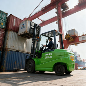 Elektrische Handvorkheftruck Elektrische Heftruck Pallet Jack Elektrische Vorkheftruck 4 Ton Elektrische Heftruck 3 Ton <span class=keywords><strong>Stacker</strong></span> Stand-On - Product Image 1