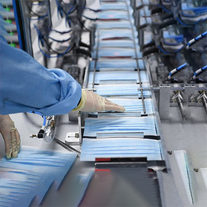 Produsen masker grosir masker wajah berkualitas tinggi bukan anyaman 3 lapisan masker sekali pakai Premium - Product Image 3