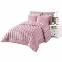 Parure de lit en polyester crème, motif chevron sculpté 3D, ensemble de couette de luxe léger 200TC, chambre moderne