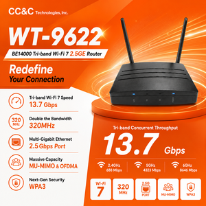Wholesale WiFi 7 <b>Wireless</b> Router Premium quality Tri-band <b>Wireless</b> Router - Product Image 1