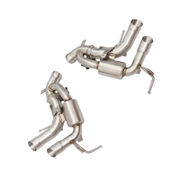 SDO Silencieux d'échappement arrière en acier inoxydable amélioré, poli miroir, pour Ferrari Purosangue 6.5L F175 V12 2023+