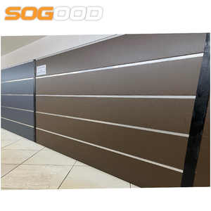 Nouveau design <span class=keywords><strong>Porte</strong></span> <span class=keywords><strong>de</strong></span> <span class=keywords><strong>garage</strong></span> <span class=keywords><strong>de</strong></span> luxe 40mm d'épaisseur <span class=keywords><strong>Porte</strong></span> <span class=keywords><strong>automatique</strong></span> en acier Style moderne Surface finie - Product Image 4