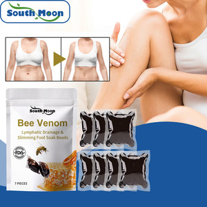 Bee Venom Lymphatic Drainage Slimming Foot Inflammation Bath Soothing Gel Beads Herbal Detox Foot Soak Pack - Product Image 1