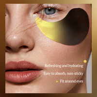 Masque pour les yeux KORMESIC 80g, anti-rides, hydratant, double couleur, or 24 carats, étiquette privée, OEM personnalisé