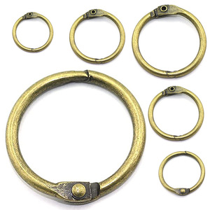 Anneau de rideau mobile en bronze antique à extrémité ouverte 32MM 38MM 50MM avec clip pour suspension de rideaux - Product Image 1