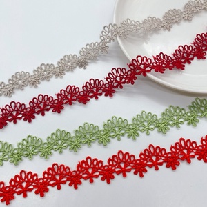 Nước hòa tan Polyester ren các nhà sản xuất bán buôn Màu ren váy Cuff <span class=keywords><strong>TRIM</strong></span> quần áo trang trí ren <span class=keywords><strong>TRIM</strong></span> - Product Image 4