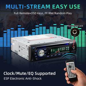 Fabricant OEM Lecteur DVD à bas prix 500G HD FM/AUX/AM/24V Sortie audio musicale Multimédia Divertissement Radio de voiture pour bus camion - Product Image 3