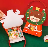 Vertikale Pyramiden-Süßigkeitenverpackung für Feiertagspartys und Süßigkeiten Kleine Dreieckige Weihnachtsgeschenkbox mit Öffnung zum Herausnehmen