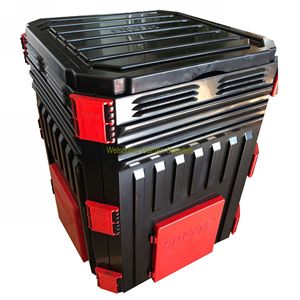 240L (53 gallons) rectangular HDPE fertilizer compost bin, four-sided buckle connection