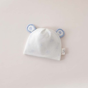Bonnet bébé nouveau-né en coton de classe A, double couche, broderie cœur, oreilles étoile, doux et respectueux de la peau, pour 0-6 mois - Product Image 3