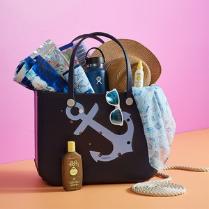 กระเป๋าถือสะพายไหล่แฟชั่นผู้หญิง<span class=keywords><strong>ขาย</strong></span>ส่งแบบกำหนดโลโก้เอง กระเป๋าช้อปปิ้งกันน้ำ กระเป๋าชายหาดซิลิโคน EVA สำหรับฤดูร้อน - Product Image 2