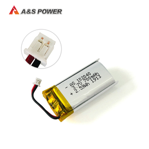 UL1642 Battery Li-Ion Polymer battery <span class=keywords><strong>3</strong></span>,7 v 700mah lipo battery 102040 for desk/table wall Clocks - Product Image 1
