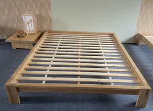 Cama de madera sólida personalizada de diferentes estilos, cama de madera sólida - Product Image 4
