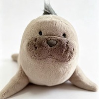 Peluche de lion de mer faite à la main, tendance - Édition de Noël en stock
