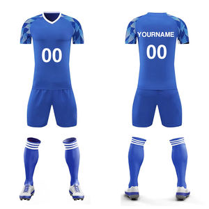 Set Personalizzabile di Maglia da <span class=keywords><strong>Calcio</strong></span>, Divisa da <span class=keywords><strong>Calcio</strong></span> con Maglietta, <span class=keywords><strong>Pantaloncini</strong></span> <span class=keywords><strong>e</strong></span> Calzini, Abbigliamento Sportivo per Squadre all'Ingrosso - Product Image 1