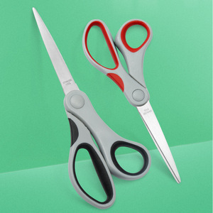 Stainless Steel Craft Scissors 175mm Red Grey 205mm Black Grey For Home Office Paper Cutting - Product Image 1
