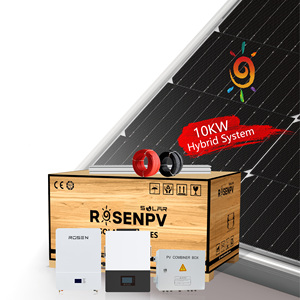 Système d'énergie solaire hybride complet Rosen Manufacturer 10KW 15KW 20KW 30KW pour usage domestique - Product Image 1