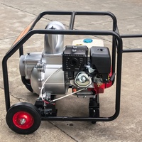 Pompe à eau incendie à essence en alliage d'aluminium de haute qualité 7,5 CV 6 pouces, débit de 170 L/min, pour contrôle des inondations et utilisation en puits