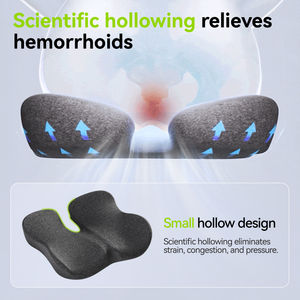 고급스러운 편안한 사무실 시트 쿠션 메모리 폼 스폰지 이동식 커버 명상 꽃잎 의자 용 에어 시트 쿠션 - Product Image 4