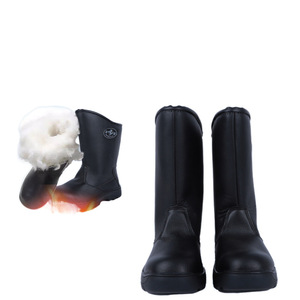Botas de Nieve para Hombre, de Invierno, de Cuero Genuino, Forradas de Lana, Cálidas, Resistentes al Frío y Antideslizantes, para Trabajo - Product Image 2