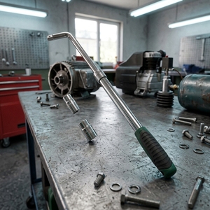 <span class=keywords><strong>Chiave</strong></span> per tornitura ad alta efficienza con connettore flessibile, utensile manuale multifunzionale per proprietari di auto - Product Image 2