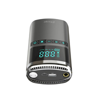 Compresseur d'air de voiture portable numérique sans fil multimode ABS, gonfleur de pneus de vélo, gonfleur de pneus électrique sans fil, pompe à pneus 18L/min