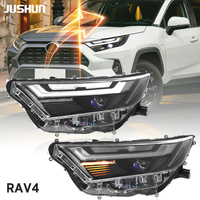 Feux avant LED JUSHUN pour Toyota RAV4 2020-2025, ensemble de phares de mise à niveau, feux de jour, vente en gros d'usine