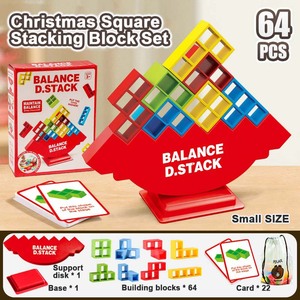 Lalive đồ chơi tương tác máy tính để bàn trò chơi thiết lập giáo dục cao giáng sinh vuông xếp chồng khối xây dựng cho cha mẹ và con chơi - Product Image 2