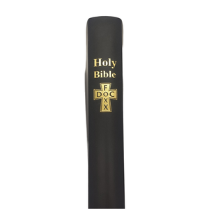 Couverture en cuir PU véritable d'impression <span class=keywords><strong>de</strong></span> Bible KJV <span class=keywords><strong>de</strong></span> luxe, bordure dorée et marqueur <span class=keywords><strong>de</strong></span> ruban, titre en relief personnalisé - Product Image 5