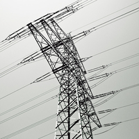 Tour de transmission d'énergie électrique en structure treillis d'acier Q345B, directement de l'usine, 11KV 33KV 66KV 15M 25M 35M 45M