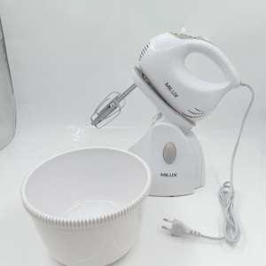 Elektrischer Haushalts mehl mischer Eier schläger 2-in-1 Abnehmbarer Tischs chläger Backcreme-Mischmasch ine - Product Image 6