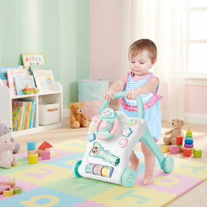 Marche-bébé en plastique Konig Kids avec volant, musique et lumières, centre d'activités conçu pour les enfants <span class=keywords><strong>de</strong></span> <span class=keywords><strong>6</strong></span> <span class=keywords><strong>mois</strong></span> à 3 ans - Product Image 1