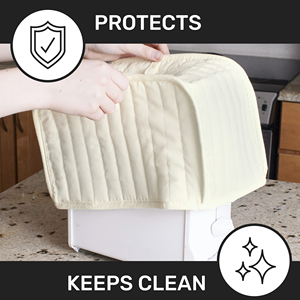 <b>Toaster</b> Cover 2 Slice, <b>Bread</b> Dust Cover & Fingerprint Protection-Polyester & Cotton - Product Image 5