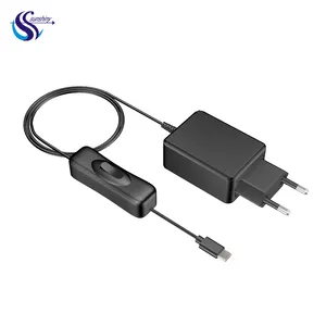 ac to dc adapter output 5V 2.5A 2.6A 3A raspberry pi 3 4 nintendo switch power adapter with new button