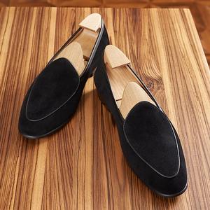 Mocasines de Punta Cuadrada para Hombre 2025 - Ligeros, Transpirables, Antideslizantes, con Cordones, Estilo Británico, para Oficina y Trabajo, Primavera/Verano - Product Image 2