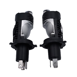 เครื่องฉายภาพขนาดเล็กสว่างมาก LED 3เลนส์ H4 110W ไฟหน้า LED เลนส์โปรเจคเตอร์พร้อมไฟเลเซอร์สำหรับรถจักรยานยนต์หรือรถยนต์ - Product Image 2