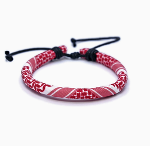 Hot Sale Simple Style Design Palestine Ribbon Braided <b>Bracelets</b> Accessories Arabic Scarf Style <b>Matching</b> Woven Band Hand Rope - Product Image 3