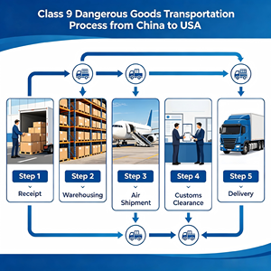 Agente <span class=keywords><strong>de</strong></span> Carga Premium |   <span class=keywords><strong>Agencia</strong></span> <span class=keywords><strong>de</strong></span> Transporte Aéreo en EE. UU., Envío Estable para Mercancías Peligrosas Clase 9 con Soluciones DDP y DDU - Product Image 3