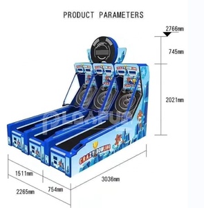 Прямая Продажа с завода, сумасшедший боулинг, популярный развлекательный аркадный семейный Боулинг с монетами, игровой автомат для выкупа билетов - Product Image 2
