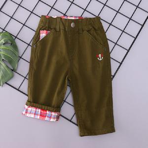 Produits innovants européens, vêtements pour enfants, vêtements en coton, pantalons à carreaux pour garçons, en vente - Product Image 3