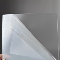 Feuille acrylique extrudée de haute qualité 4x8ft cristal clair givré PMMA 0.8-15mm d'épaisseur finition mate en plastique acrylique clair Durable