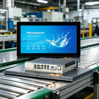 Tablette robuste intégrée sans ventilateur, tout-en-un, avec écran tactile capacitif, écran tactile industriel de 21,5 pouces