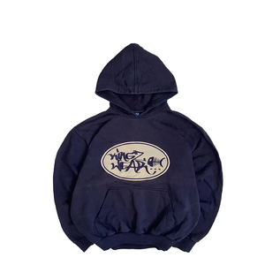 Sweat à capuche pour homme en molleton épais, motif dessin animé, en coton polyester lavé, avec impression numérique personnalisée, collection printemps - Product Image 1