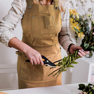 Toile cirée marron robuste, tablier personnalisé pour atelier, cuisson barbecue, gril, pour hommes - Product Image 5