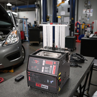 Machine de nettoyage d'injecteurs GATmatic GI-400M 100W GDI, testeur ultrasonique, analyseur de moteur pour voitures avec garantie d'un an