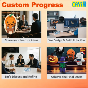 Fábrica <span class=keywords><strong>de</strong></span> Bloques <span class=keywords><strong>de</strong></span> Construcción Personalizados para Halloween, Diseño y Producción OEM/ODM para Figuras Miniatura <span class=keywords><strong>de</strong></span> Calabaza, Fantasma y Esqueleto - Product Image 2